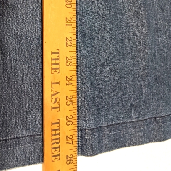 Lee Rider Denim Skirt Straight High Waist Women 14M Altered Fit 35x28 Mid Wash … - Picture 12 of 12